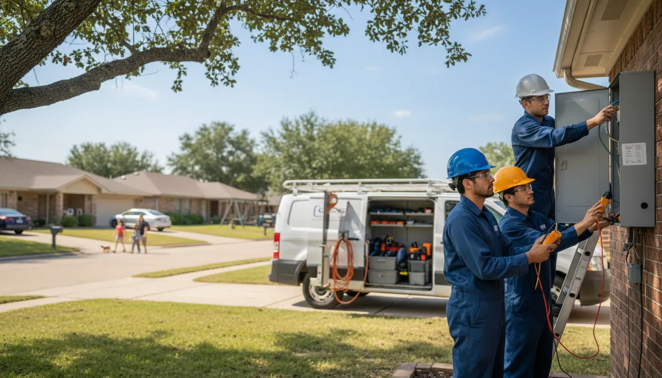 Certified electrician providing emergency electrical services in Herman, MN